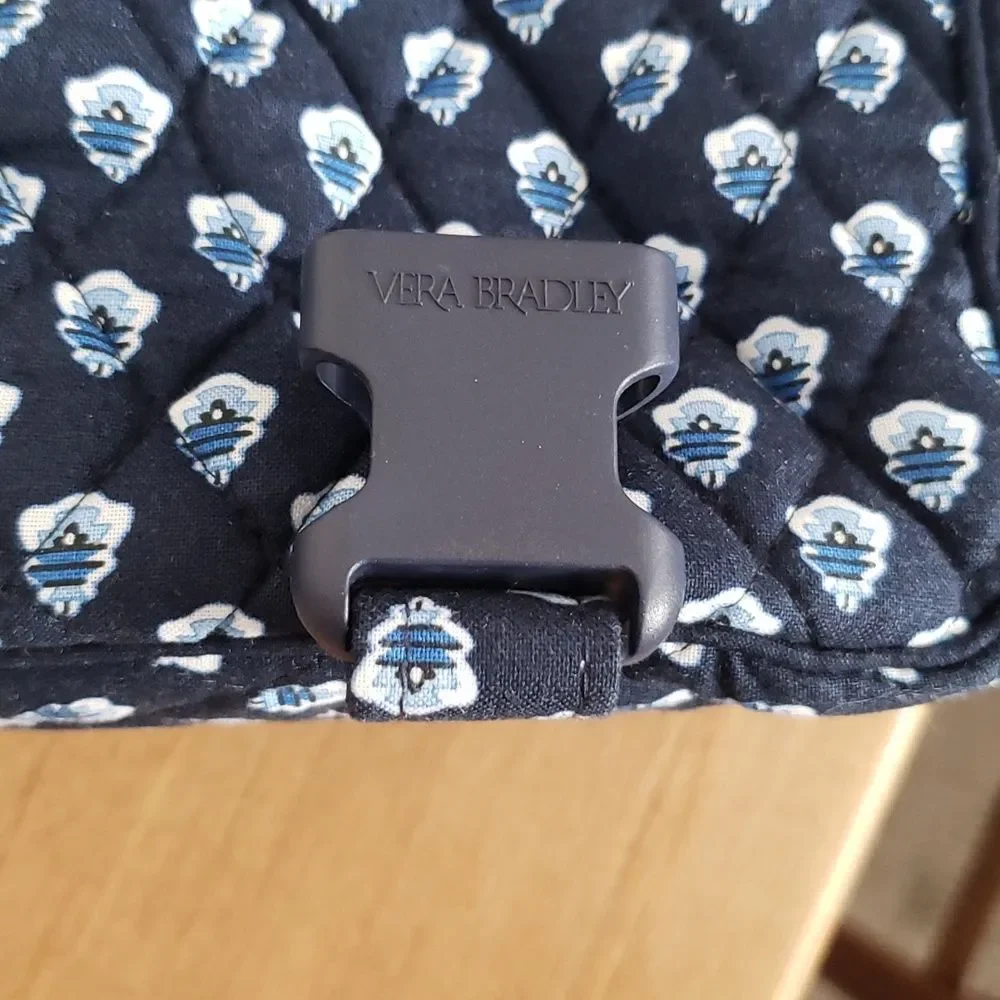 Vera Bradley Messenger or Diaper bag blue print